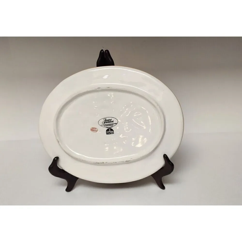 Certified International~Grapes Decorative Serving Plate And Bowl Susan Winget